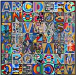 Abstract Alphabet and Accompanying Afteramages